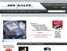 Tablet Screenshot of eegsales.com